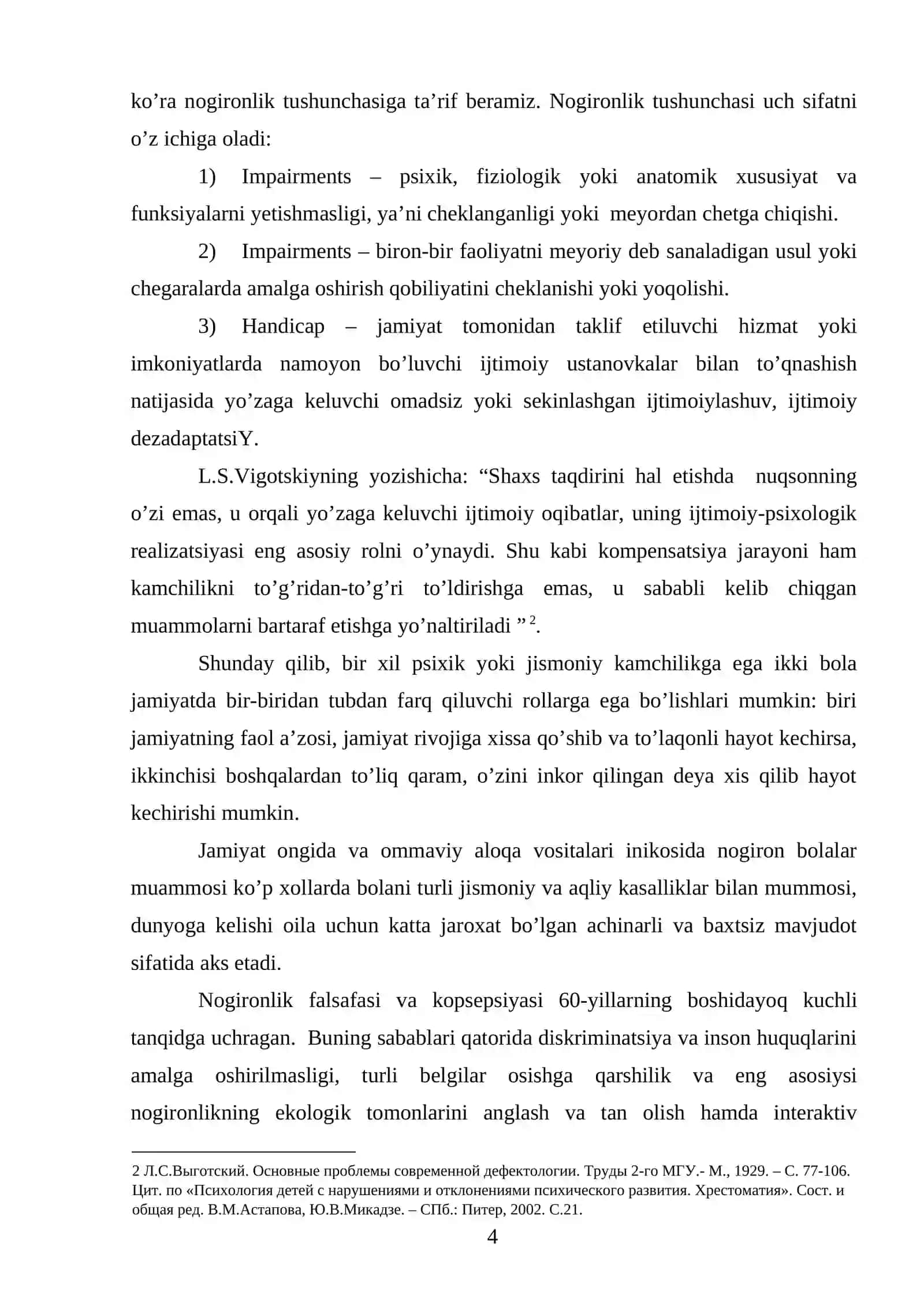 NOGIRONLIGI BOR BOLALARNING TARBIYALAYOTGAN OTA ONALARGA YORDAM KO’RSATISH TEXNALOGIYASI 4
