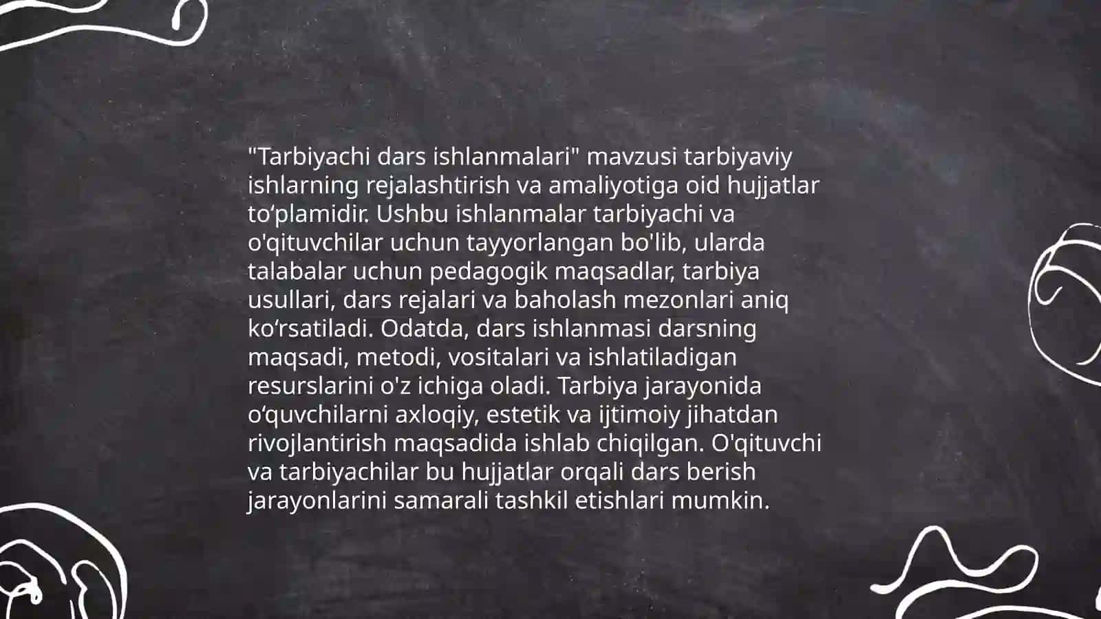 Tarbiyachining ish hujjatlari 4