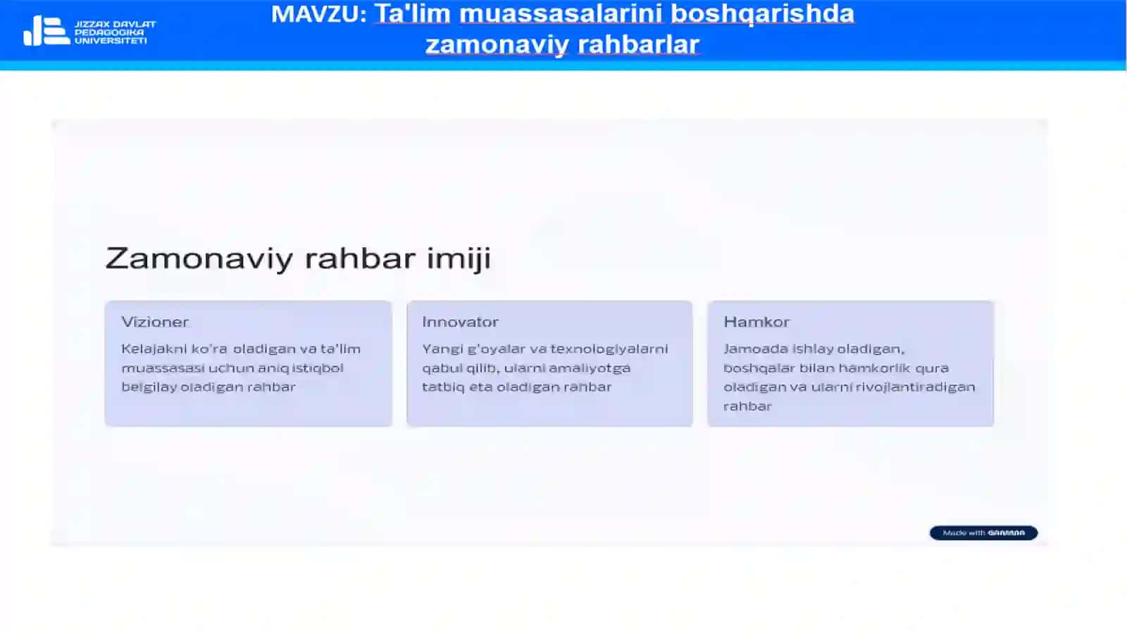 Ta'lim Menejmenti 4