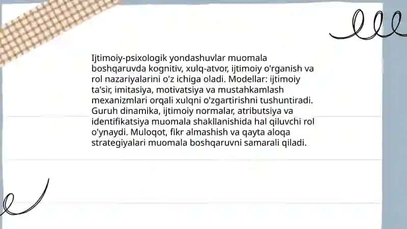 Muomala boshqaruvning ijtimoiy-psixologik mexanizmi sifatida 4