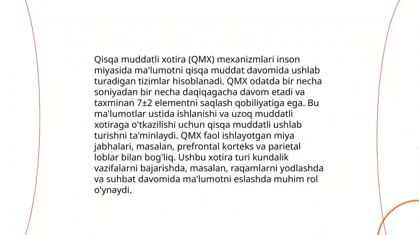 Xotira turlari 4