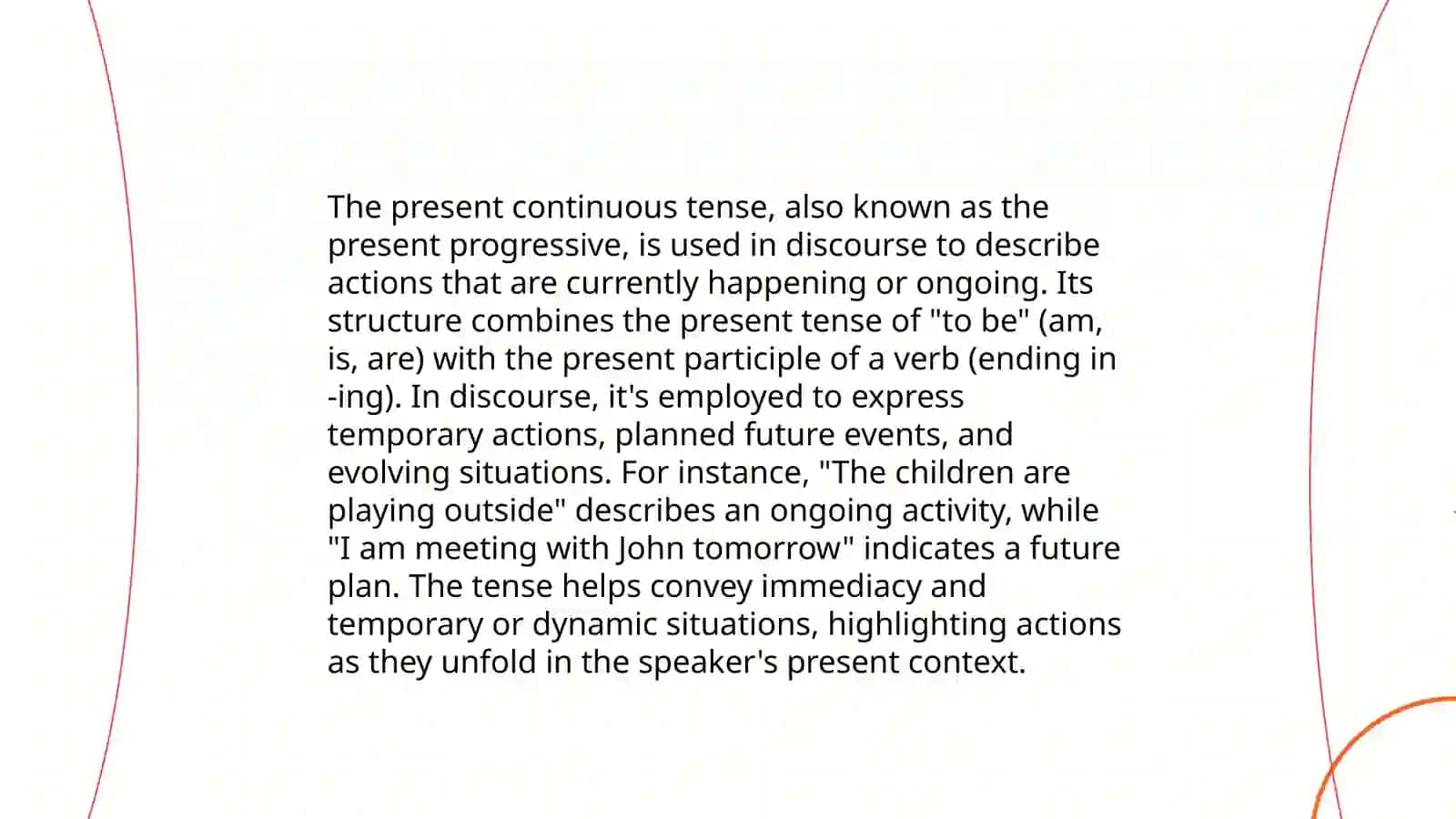 Simple Present Tense in Discourse 4