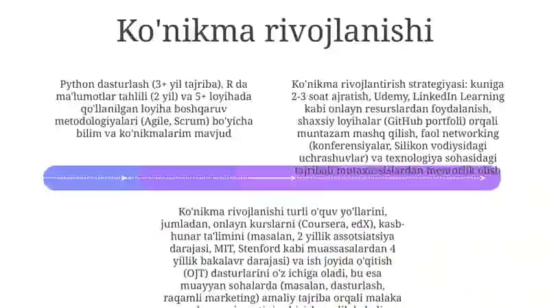 Ko'nikmalar Umumiy Ko'rinishi 4