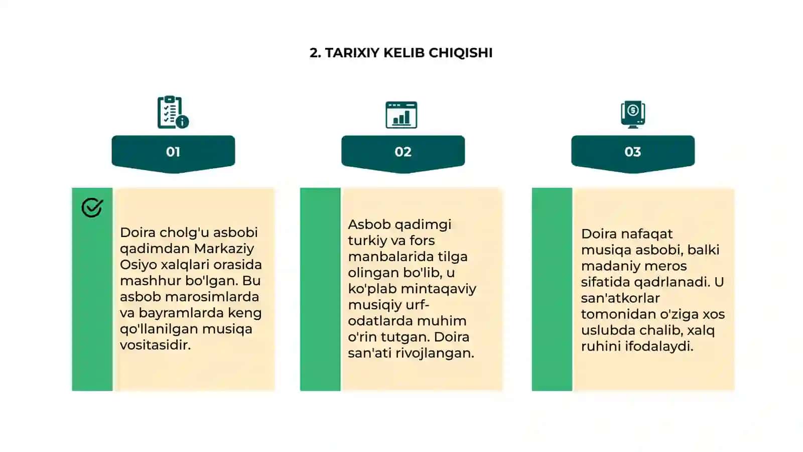 DOIRA CHOLG'U ASBOBI BILAN TANISHTIRISH 4