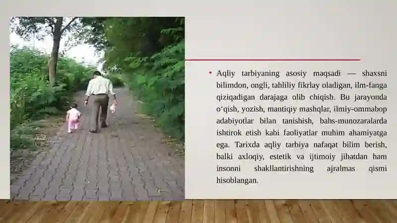 Aqliy tarbiya va intellektual salohiyatni rivojlantirish 4