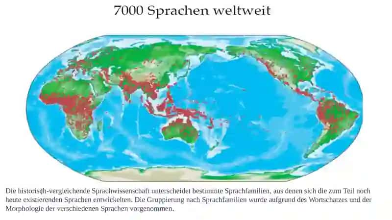 Die Sprachen der Welt und die Sprachfamilien 4