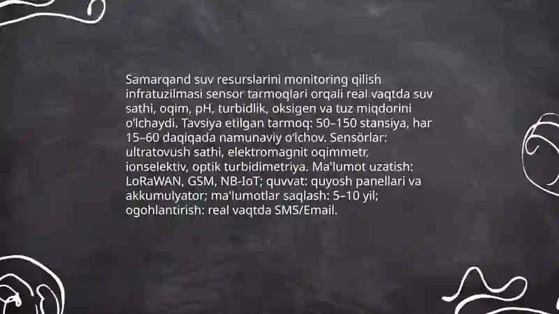 Samarqand resurslar tahlili infratuzilmasi 4