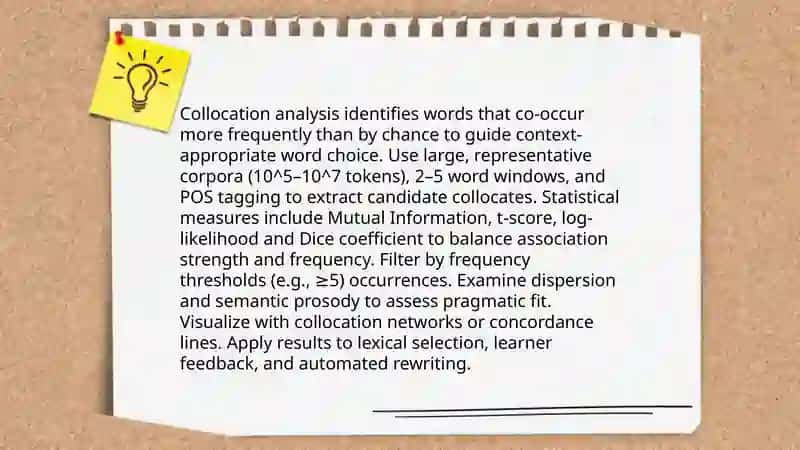 Context-appropriate words and corpus based analysis 4