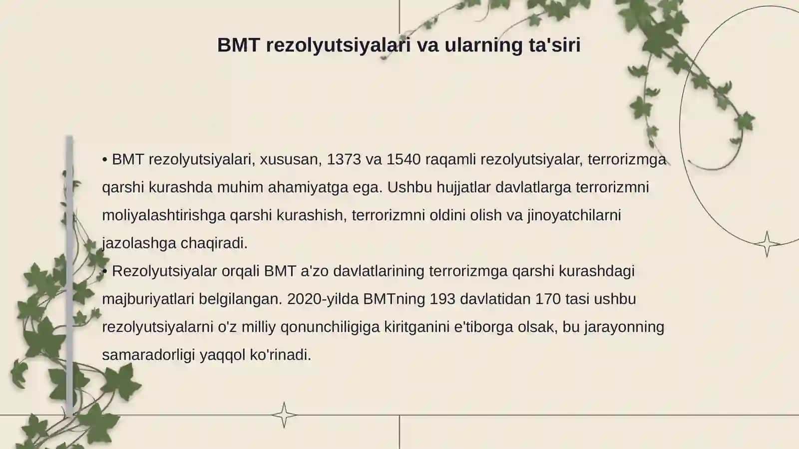 Dunyo hamjamiyatining ekstremizm va terrorizmga qarshi kurash tajribasi. Fan. Din tarixi 4