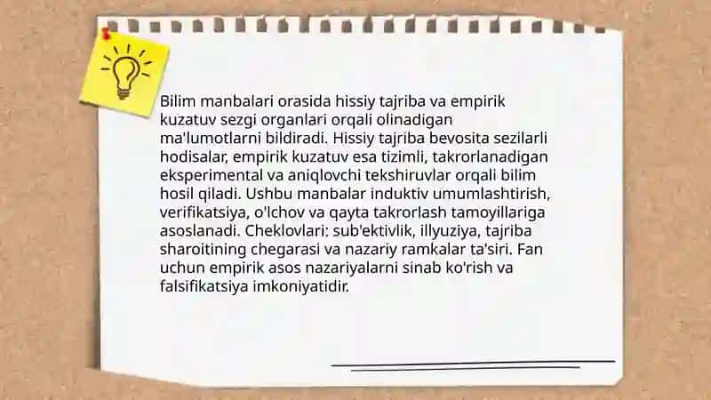 Bilish falsafasi (gnoseologiya) 4