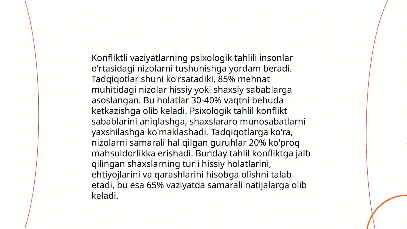 O'z guruhida konfliktli-stressli vaziyatlarni tahlil etish 4