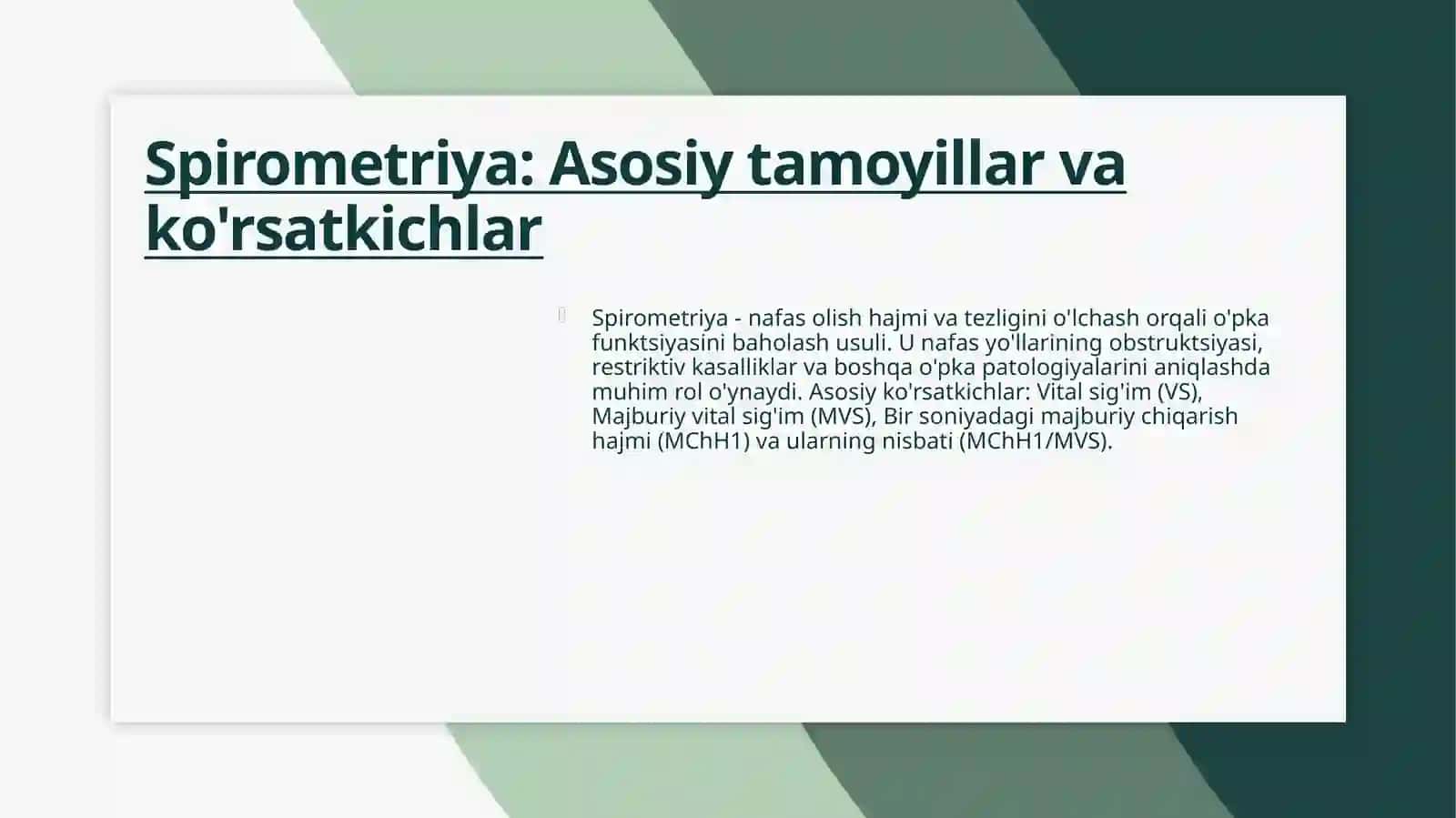 Tashqi nafas va yurak qon-tomir sistemasi funksiyasini tekshirish usullari 4
