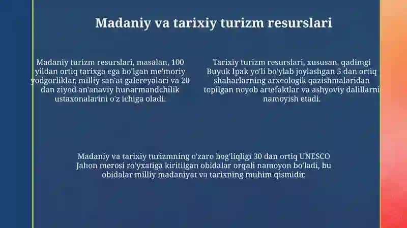 Turistik resurslarning turlari 4