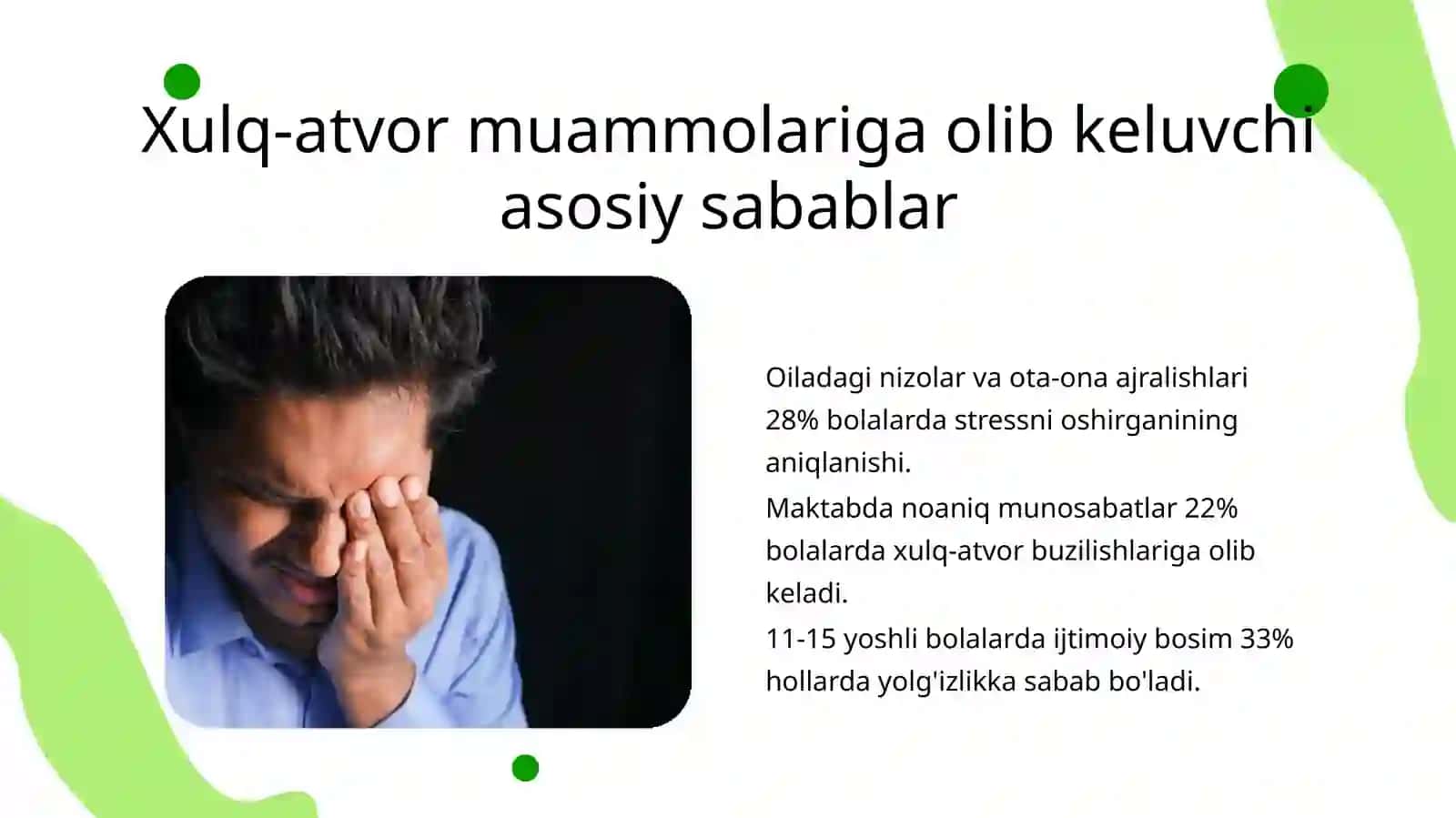 Bolalarda xulq-atvor muammolarini bartaraf etish 4
