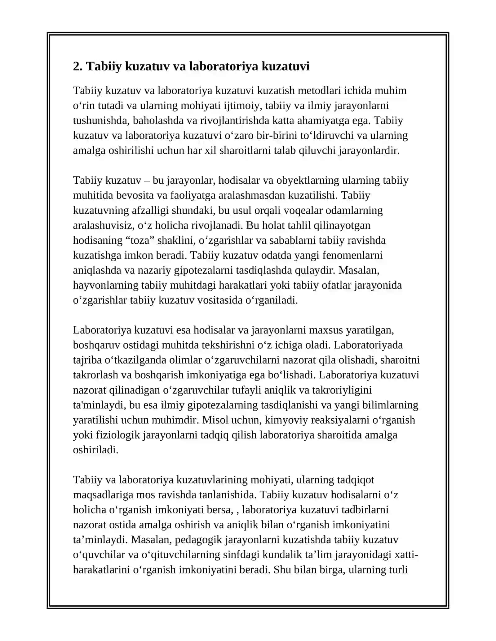 KUZATUV METODLARI BN ULARNING MOHIYATI 4