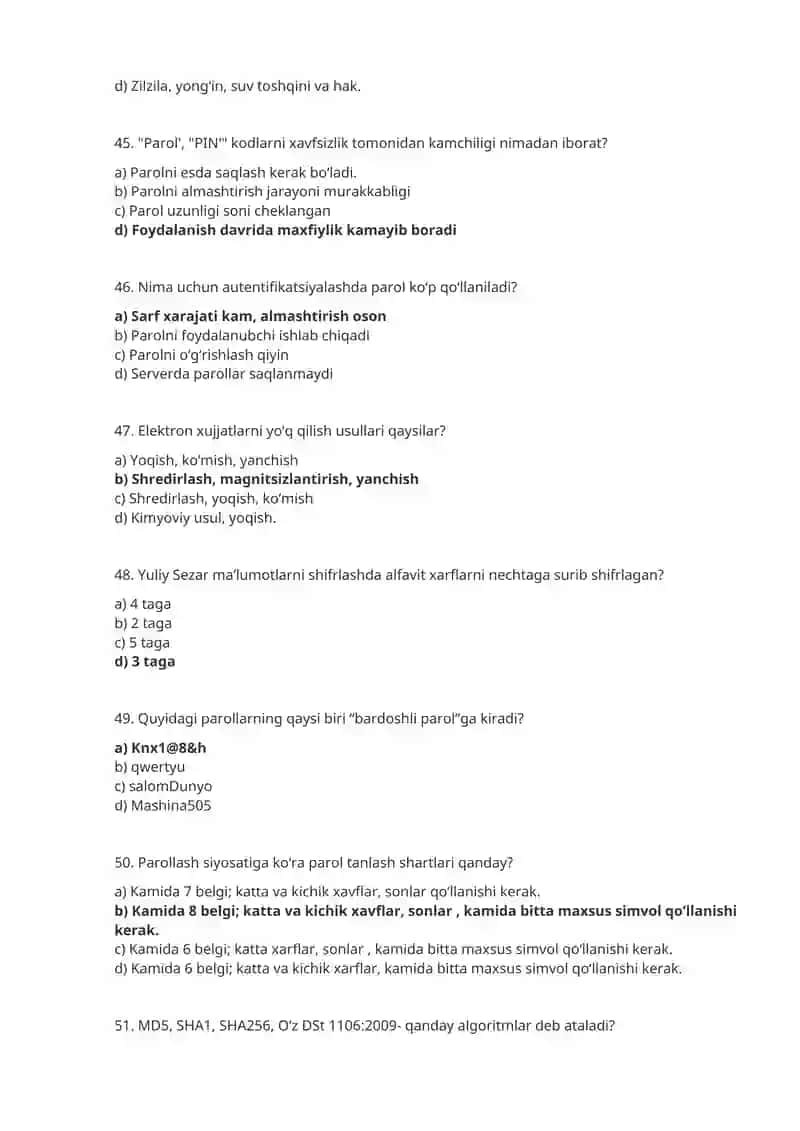 Kriptografiya fanining asosiy maqsadi 4