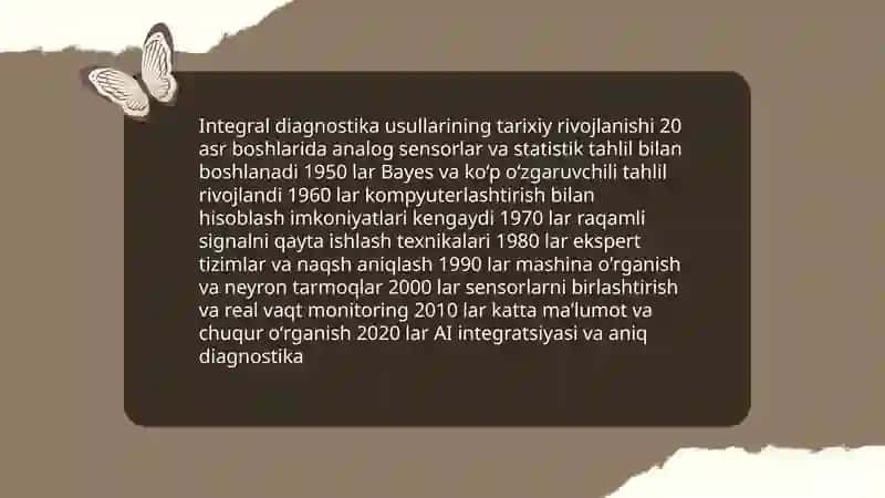 Integral diagnostika usullarining nazariy talqini 4