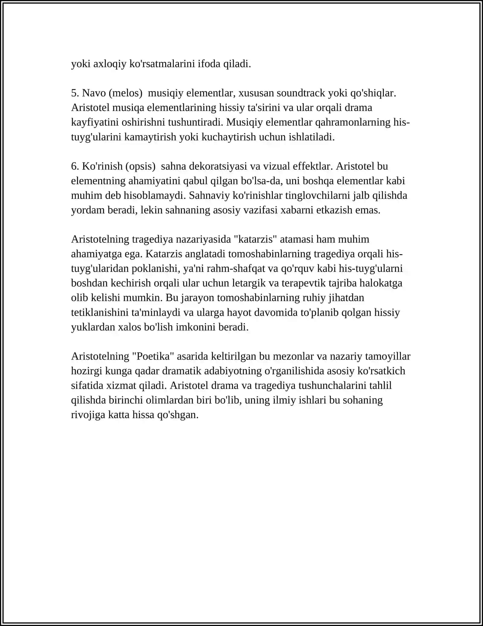 ARISTOTELNING POETIKA ASARI 4