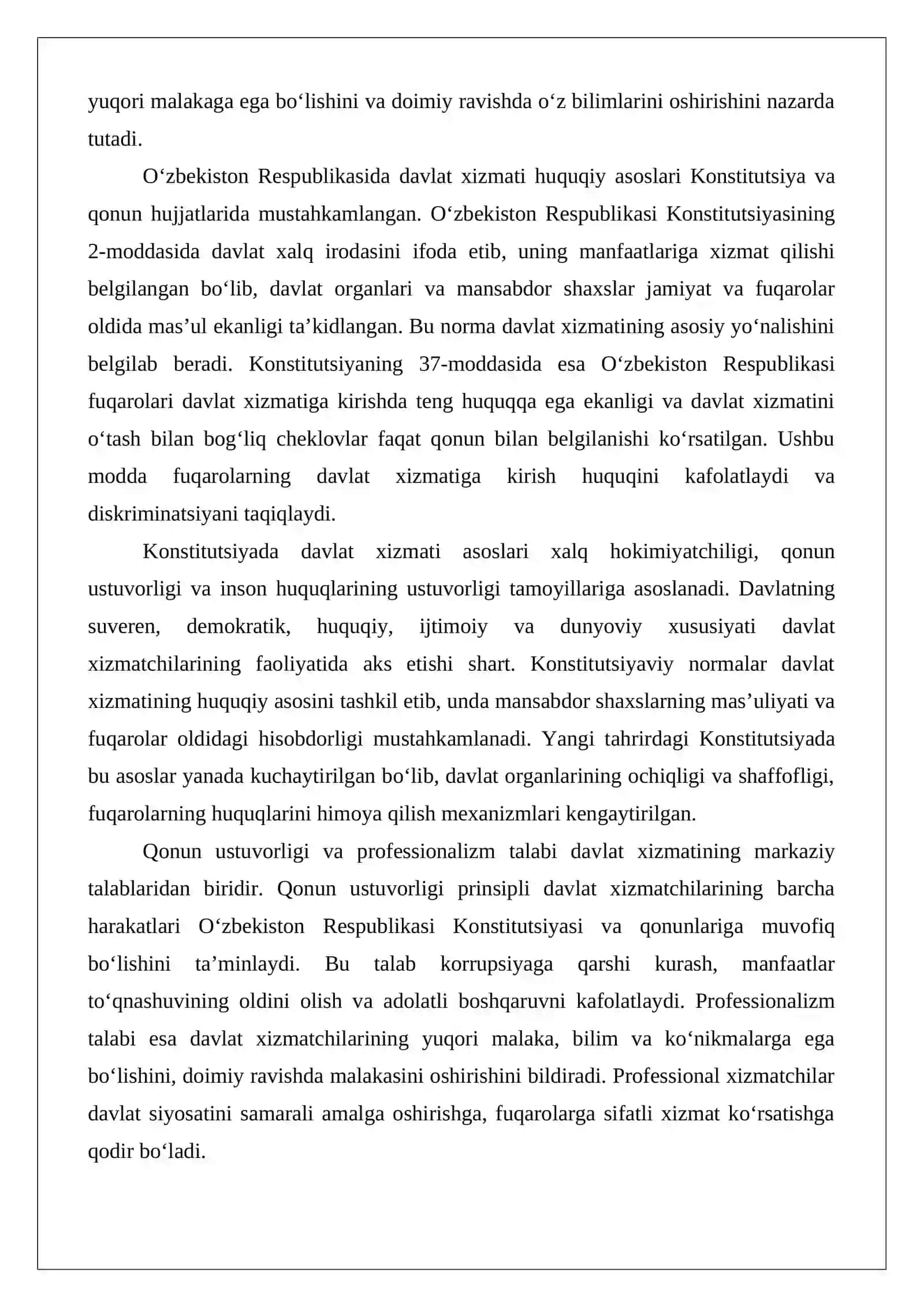 Davlat boshqaruvida davlat xizmati 4