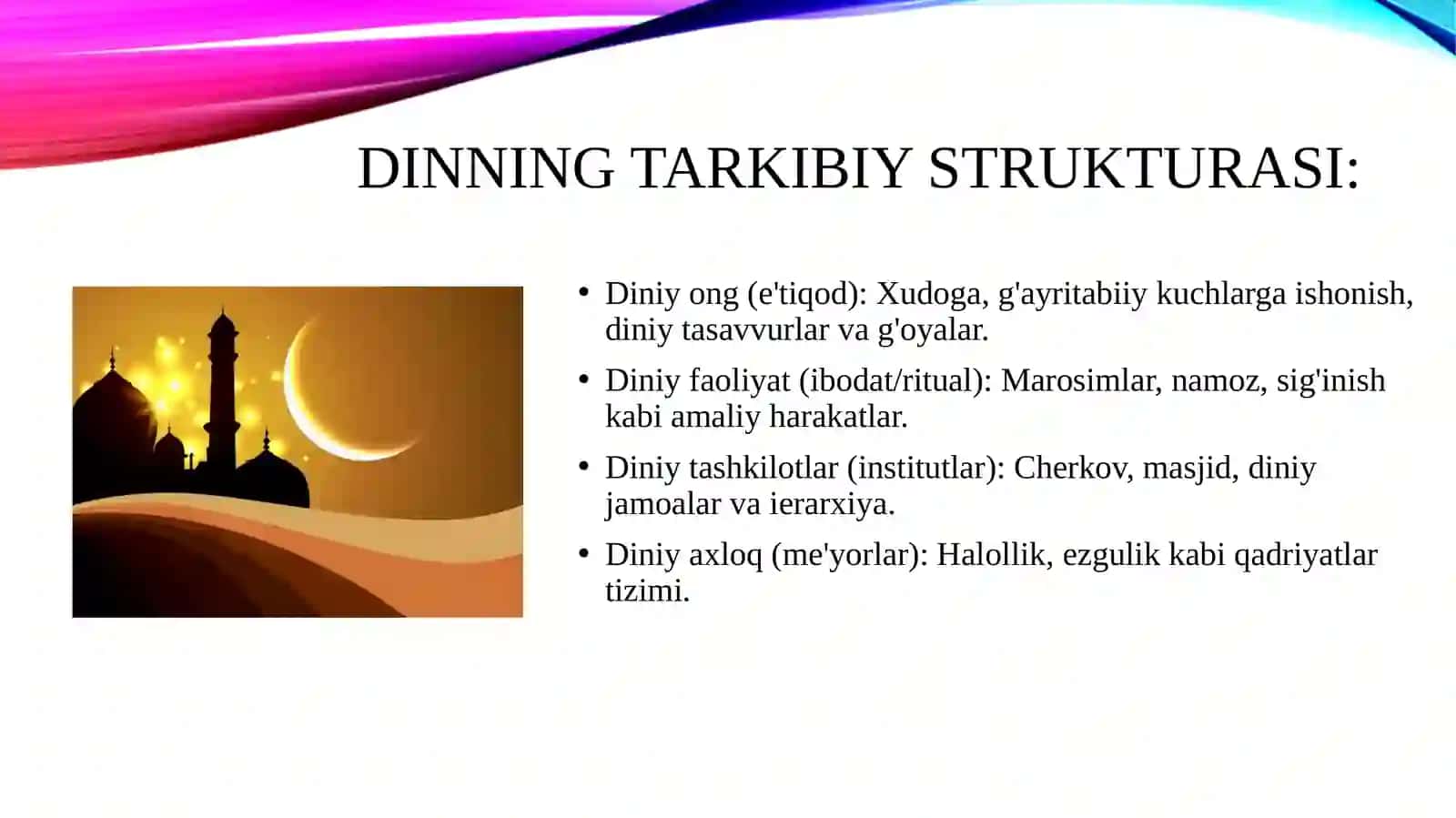 Dinning strukturasi va funksiyalari 4
