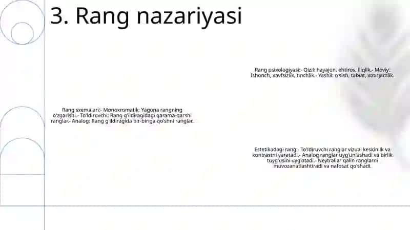 Estetik asoslar 4