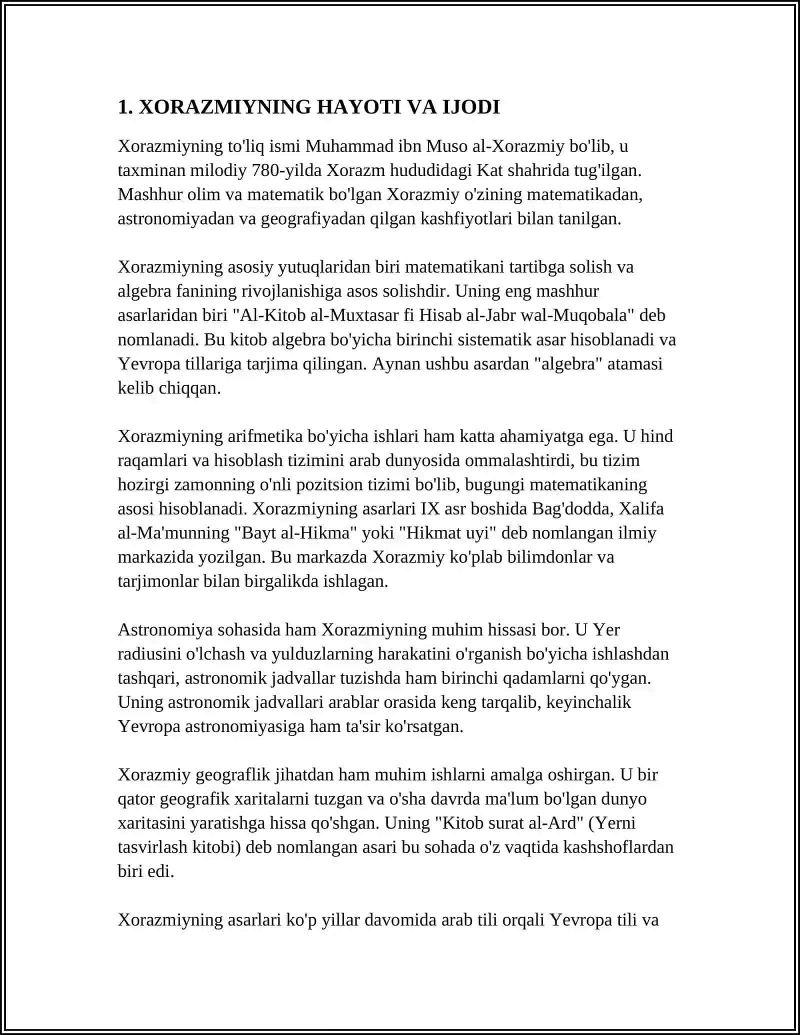 XORAZIMIYNING,,MUHABBATNOMA'' ASARINING JANRLAR TARKIBI,BADIIY XUSUSIYATLARI 4
