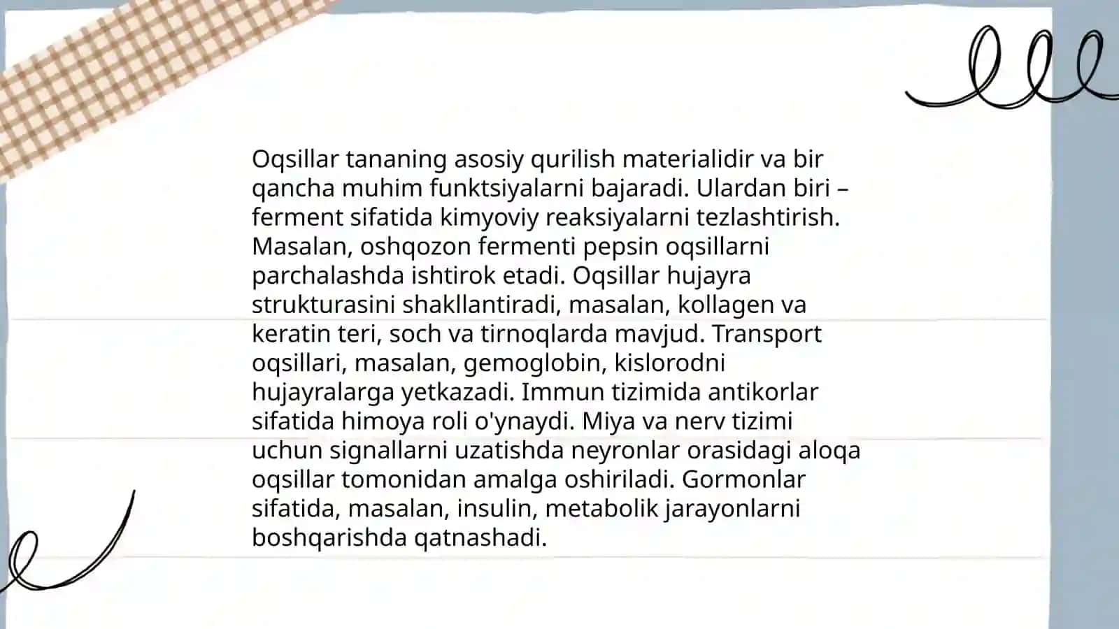 Oqsillar 4