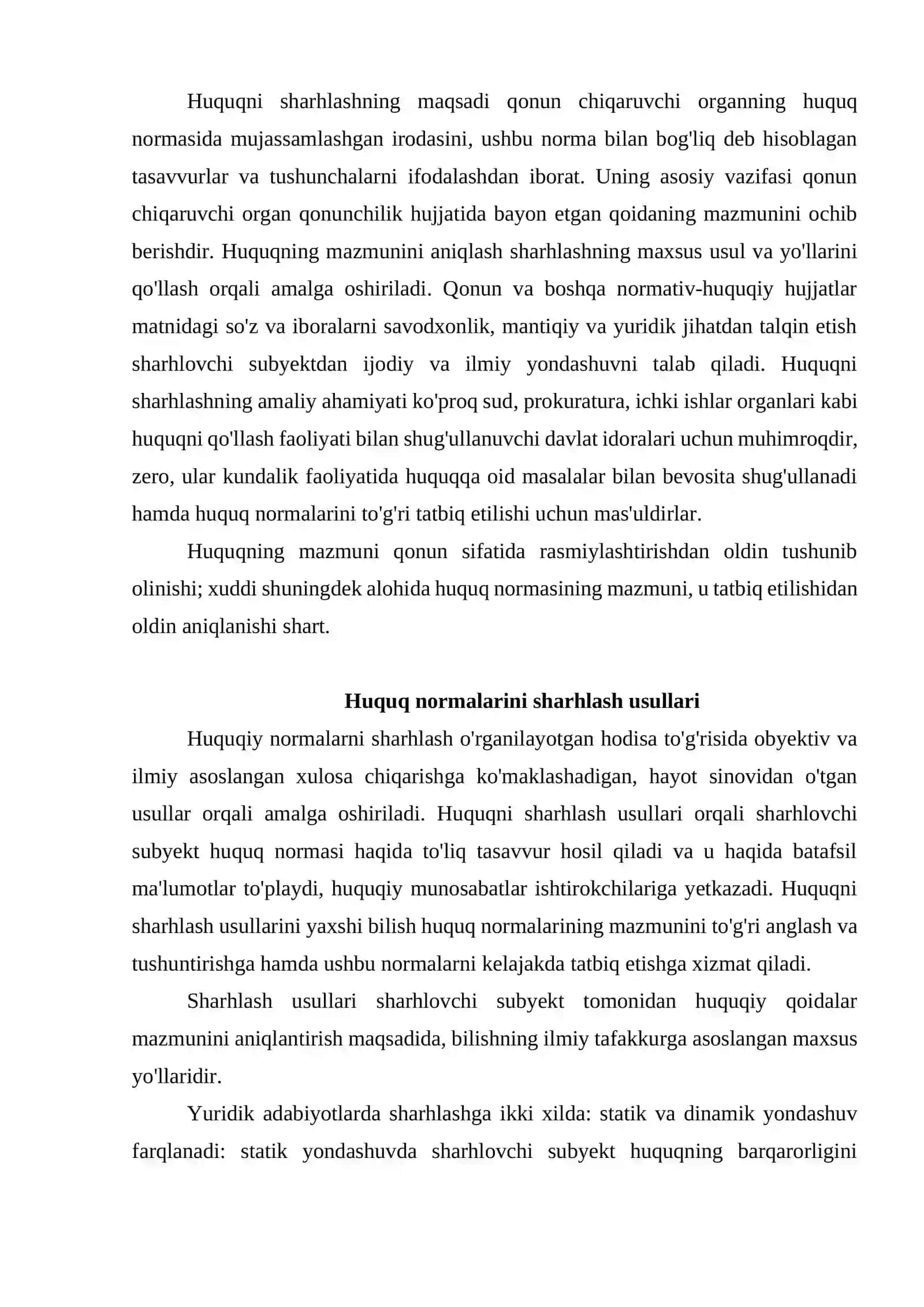 Huquq normalarini sharhlash 4