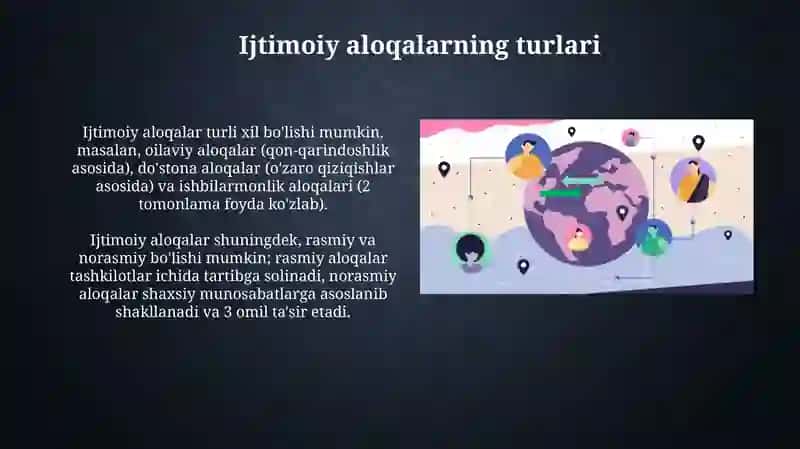 Ijtimoiy munosabatlar tushunchasi 4