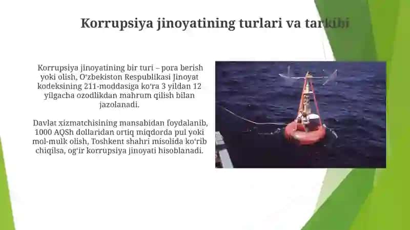 Korrupsiya Jinoyati bilan bog‘liq huquqiy muammolar yuzasidan mini-tadqiqot 4