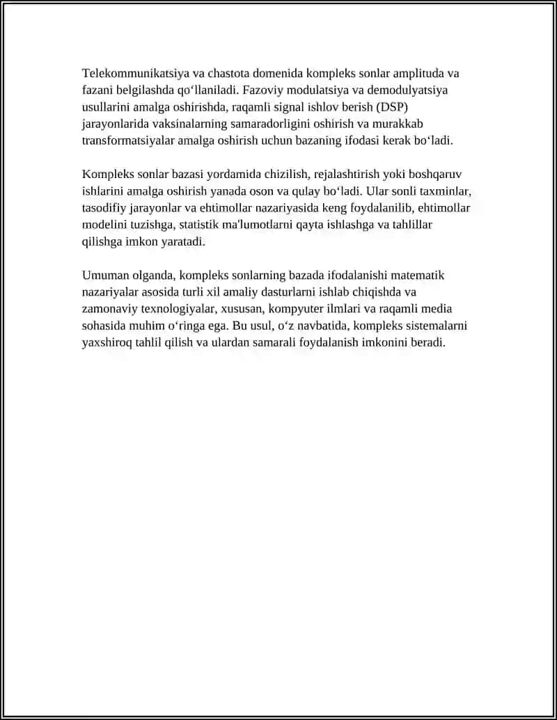 FAZOVIY SONLARNI BAZADA RASTRLI VA VEKTORLI KOʻRINISHI 4