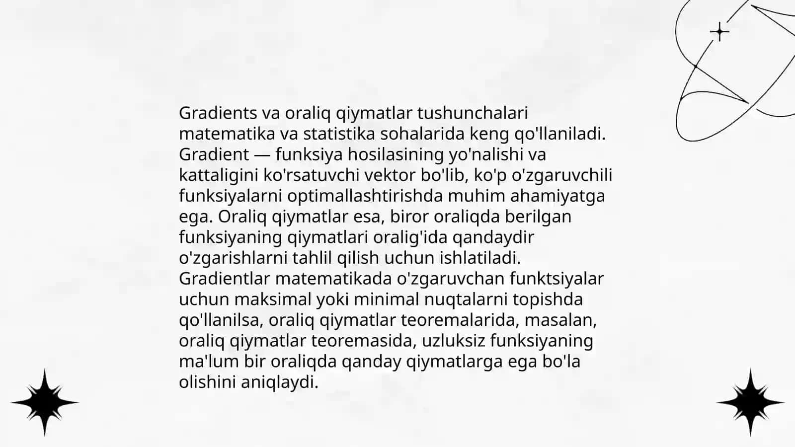 Ko‘p o‘zgaruvchili funksiyaning oraliq qiymatlari nazariyasi 4