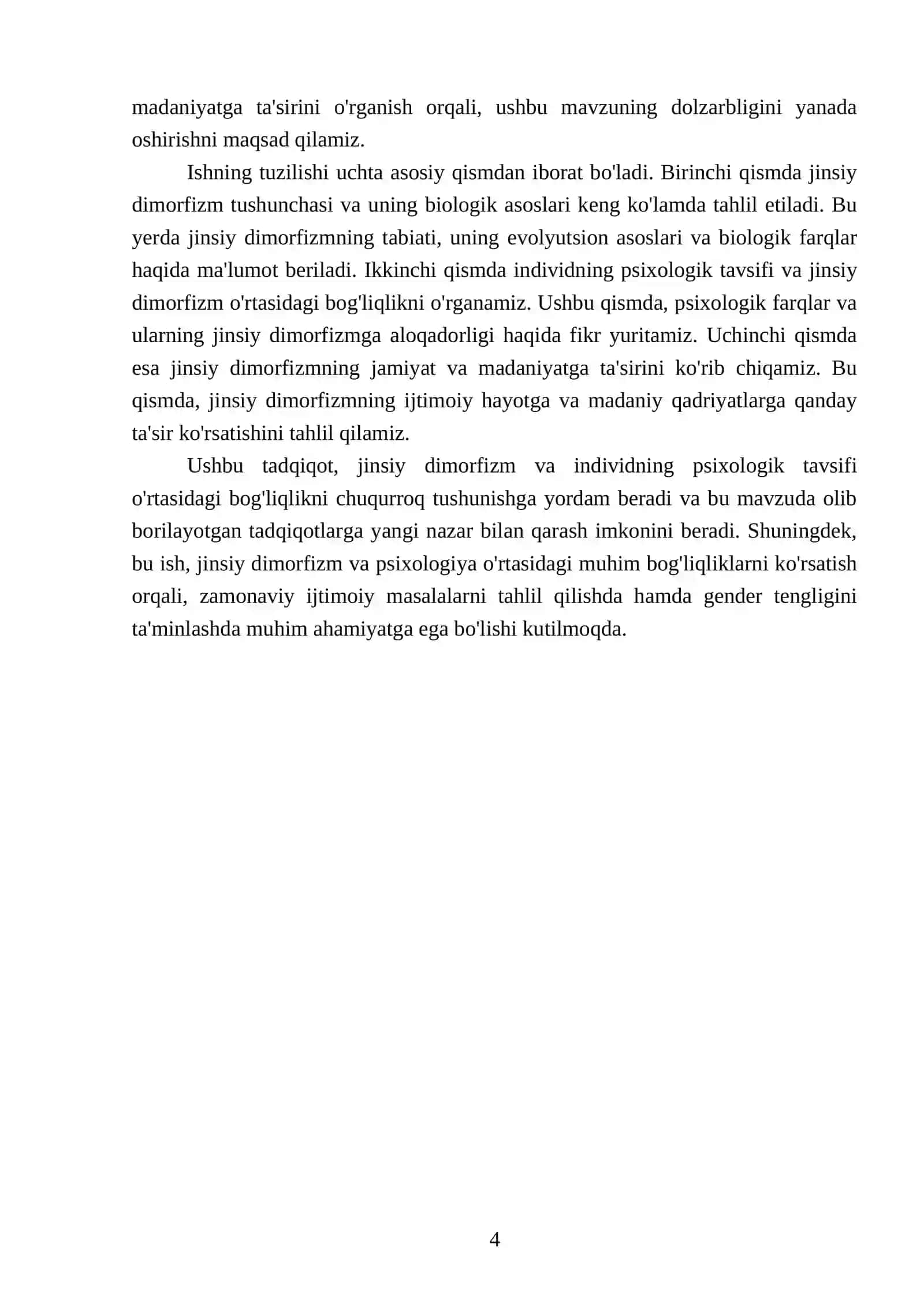 Jinsiy dimorfizm va individning psixologik tavsifi 4