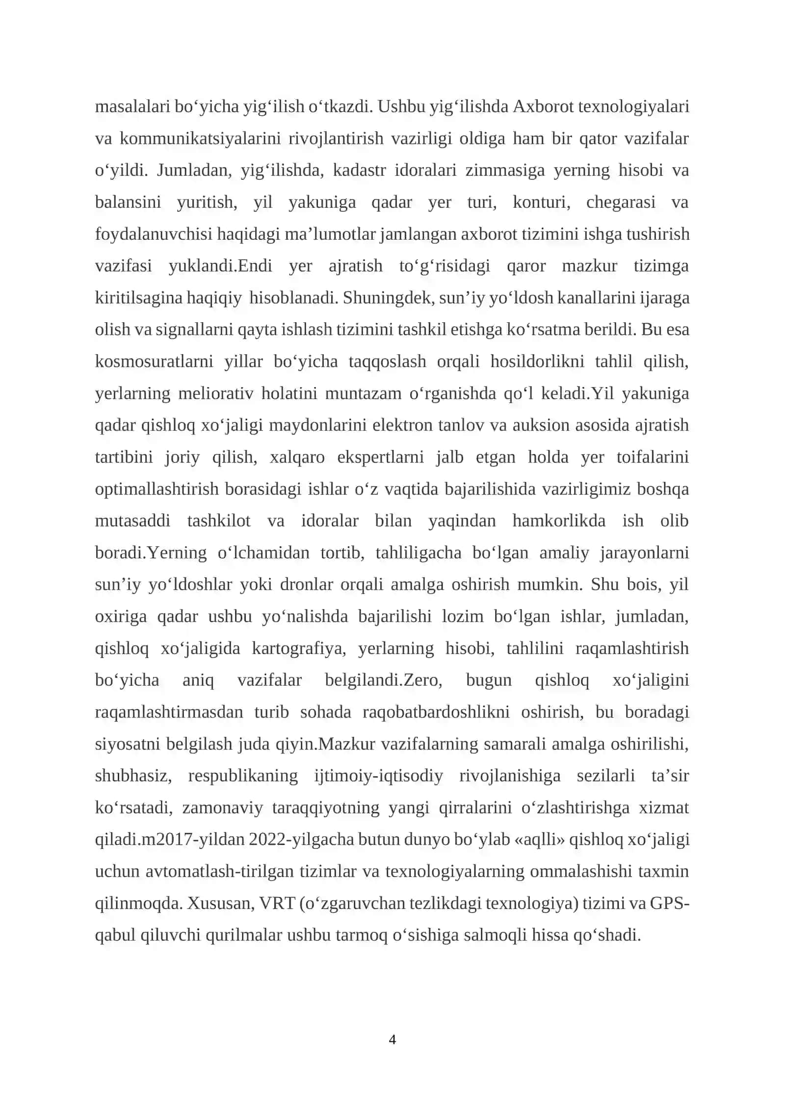 Qishloq xoʻjaligining innavatsion taʼminotida axborot- maslahat tizmining roʻli 4