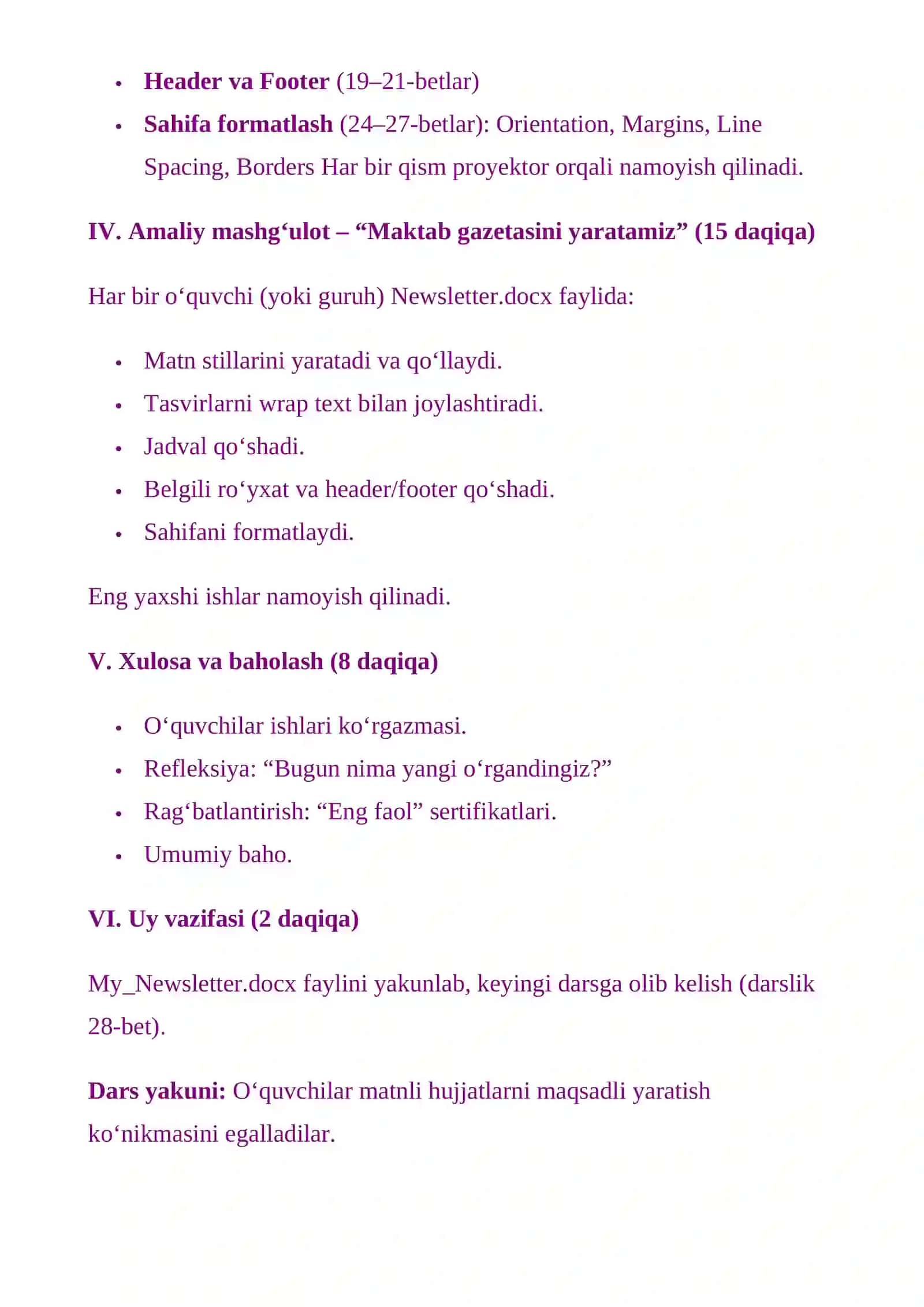 Matnli hujjatlardan maqsadli foydalanish 4