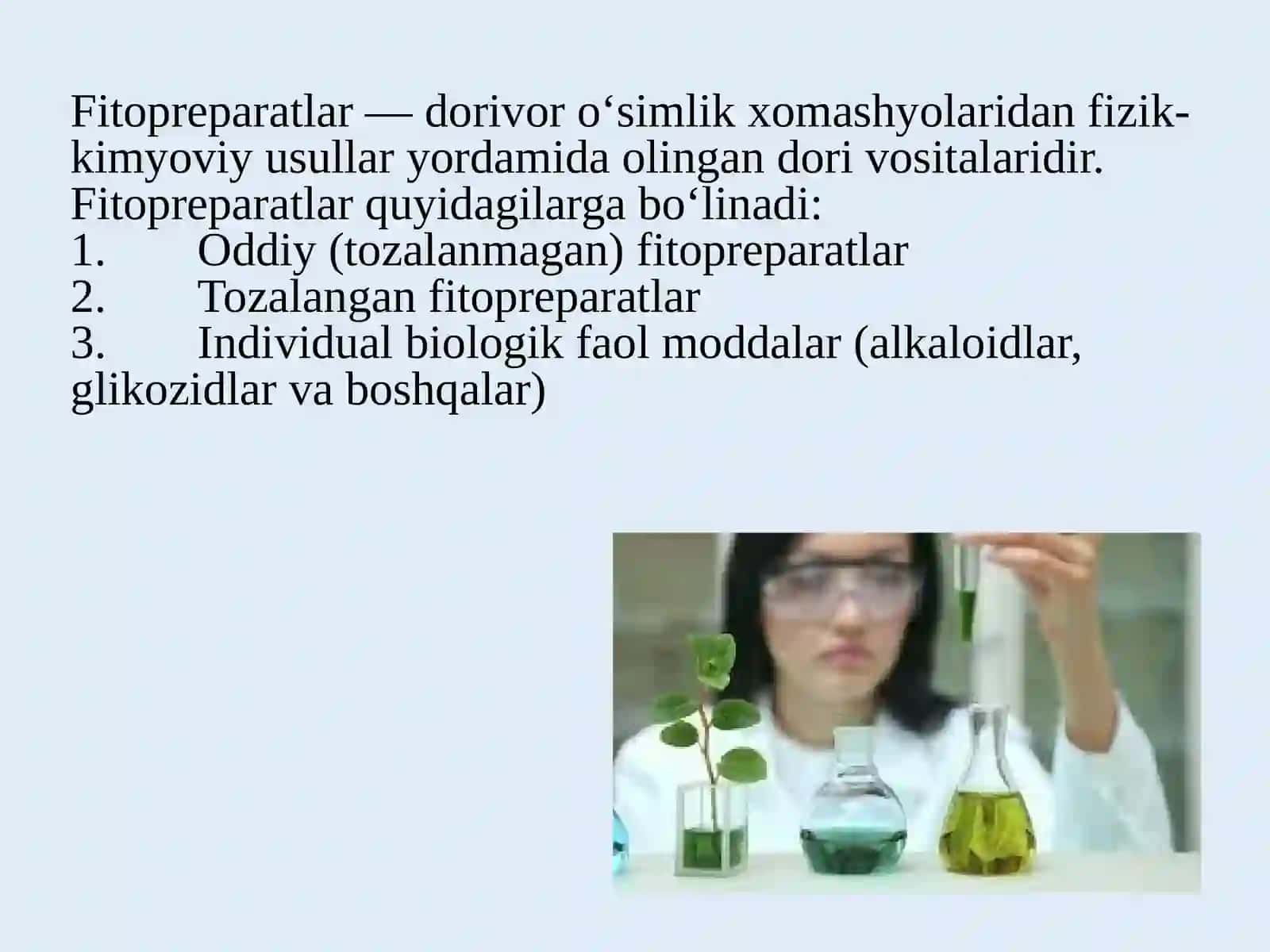 Tozalangan Yig'indi Fitopreparatlar Texnologiyasi 4