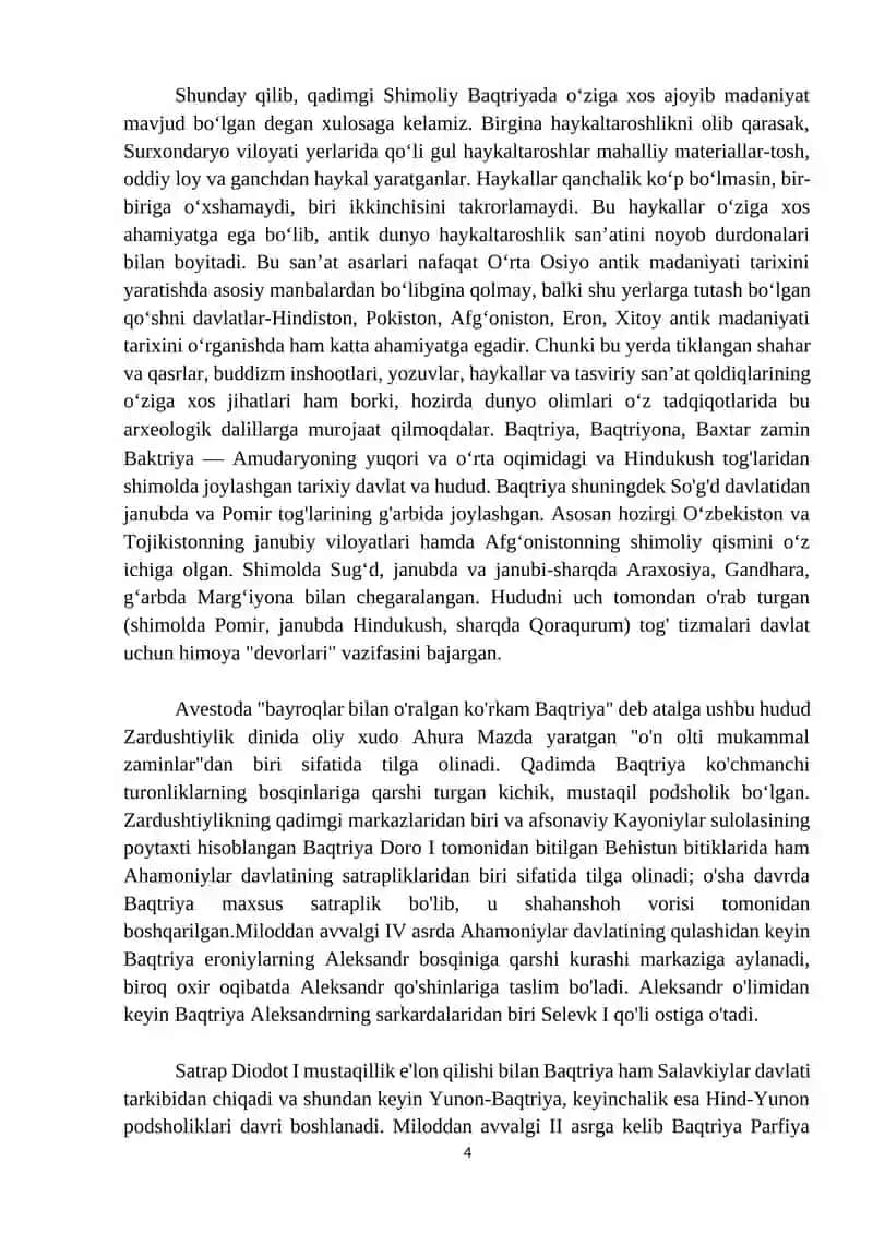 SHIMOLIY BAQTRIYA VA JANUBIY BAQTRIYA YODGORLIKLARIDAGI RANG TASVIRLARINI ÓRGANISH 4