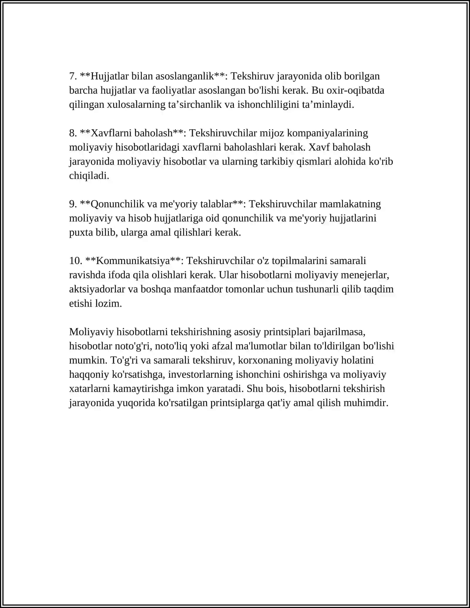 EKSPERT AUDITORLAR VA TEKIRUVCHAN NAZORAT 4