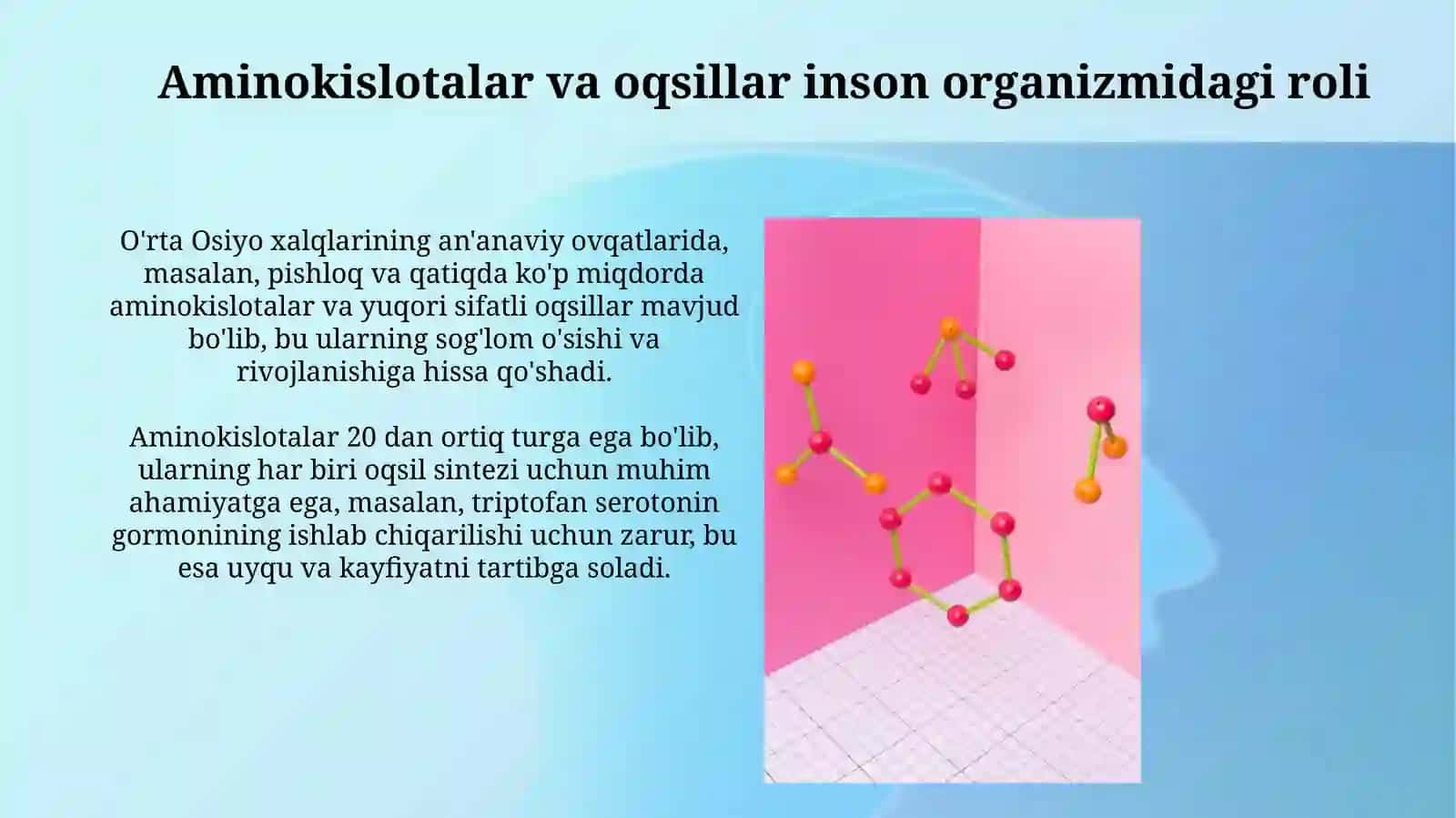 Aminokislatalar va Oqsillar 4