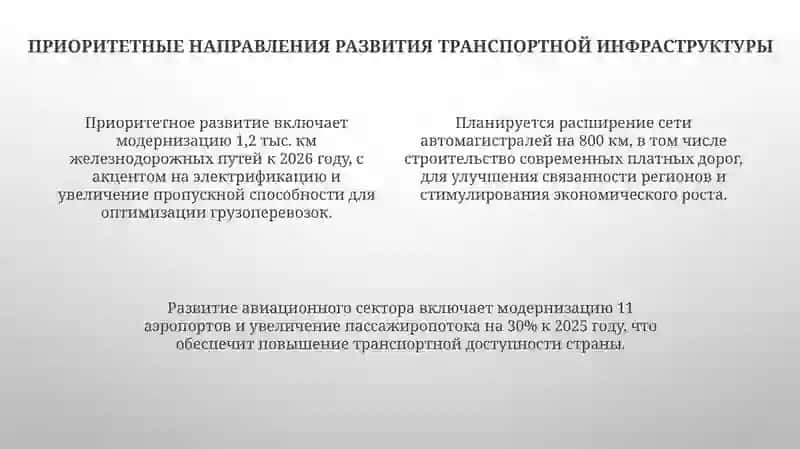 Основные направления комплексного развития транспортной системы Узбекистана 4