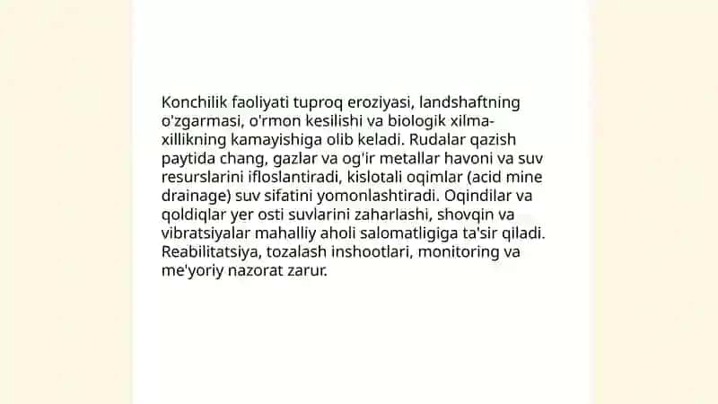 Mineral resurslardan foydalanish va ularning ekologik ta’siri 4