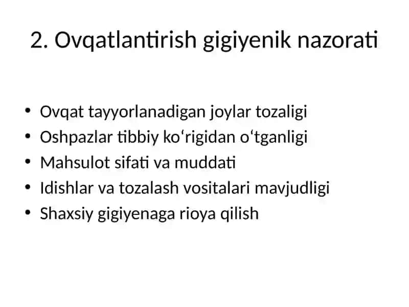 Harbiy sharoitlarda sanitariya-gigiyena nazorati 4
