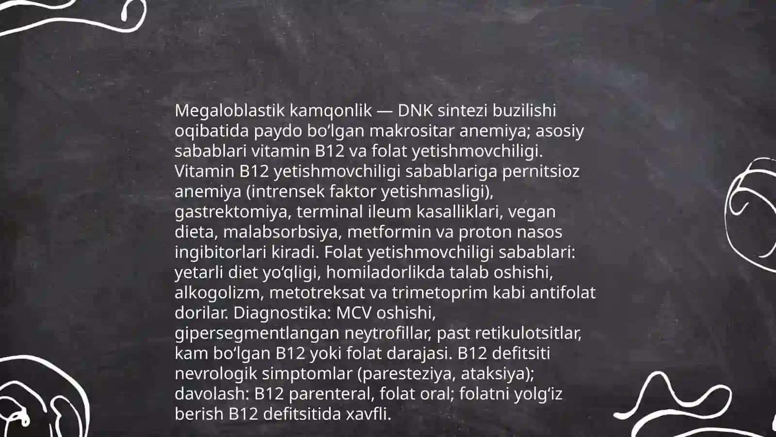 Kamqonlik turlari va sabablari 4