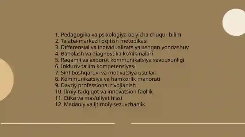 Pedagogik fikr taraqqiyotida o'qituvchining kasbiy mahorati hamda burch va masʼuliyatlari 4