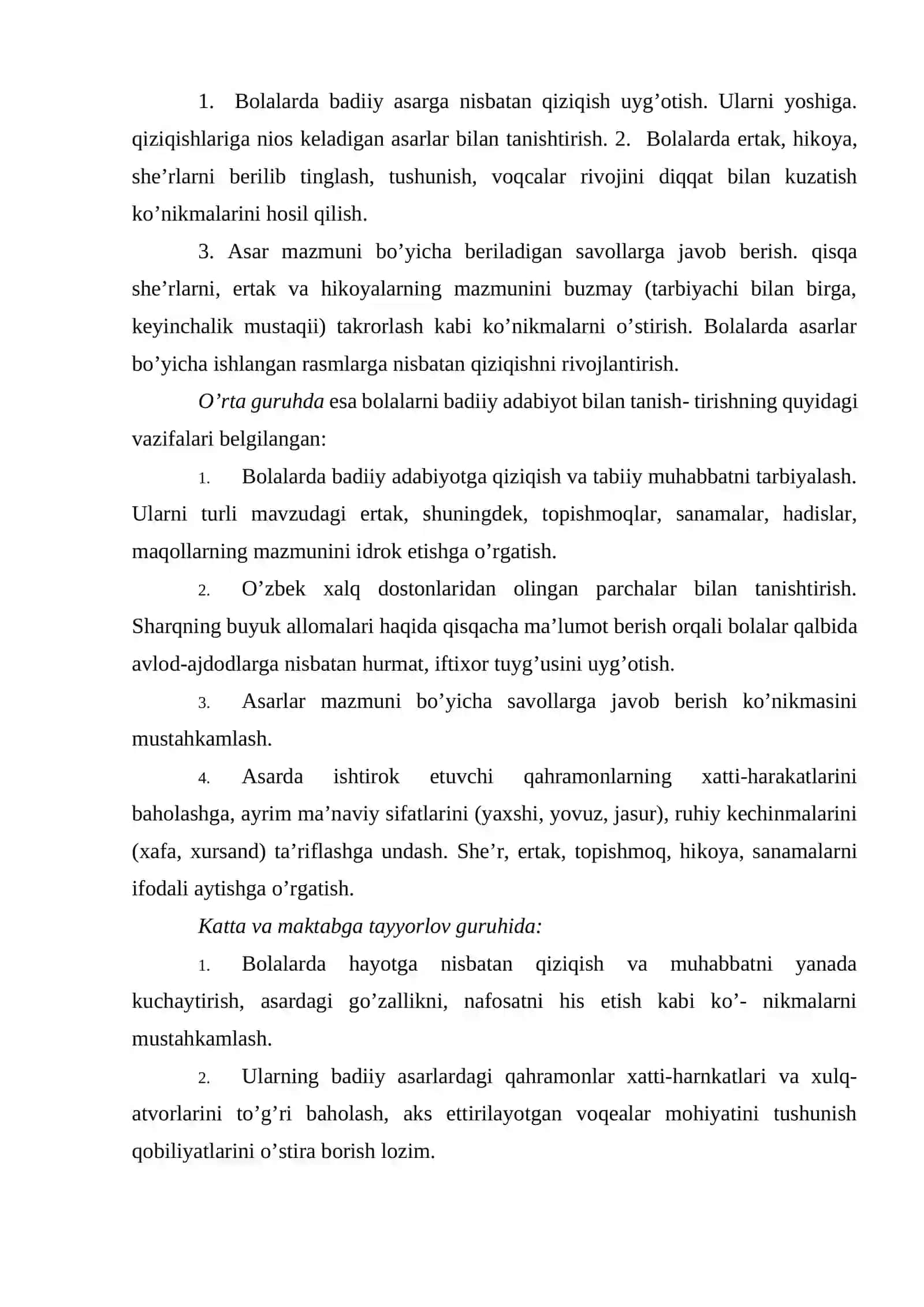 Bolalarni badiiy adabiyot bilan tanishtirish 4
