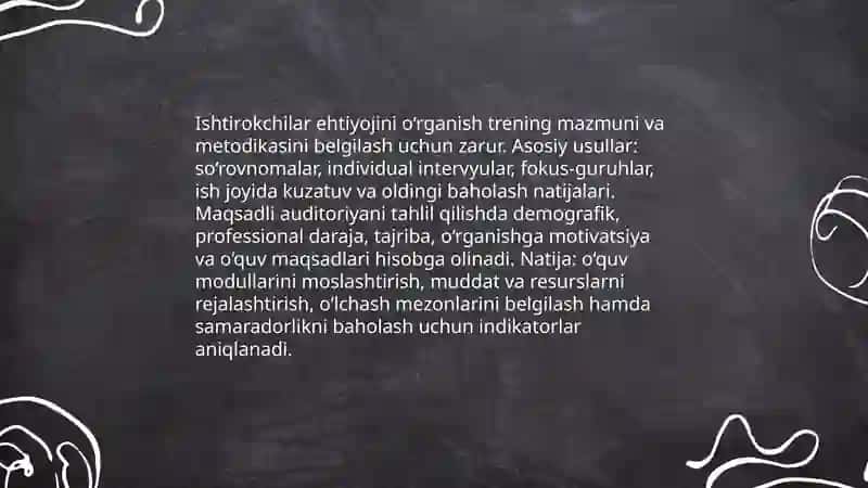 Trening tashkil etishda trenerning faoliyati 4