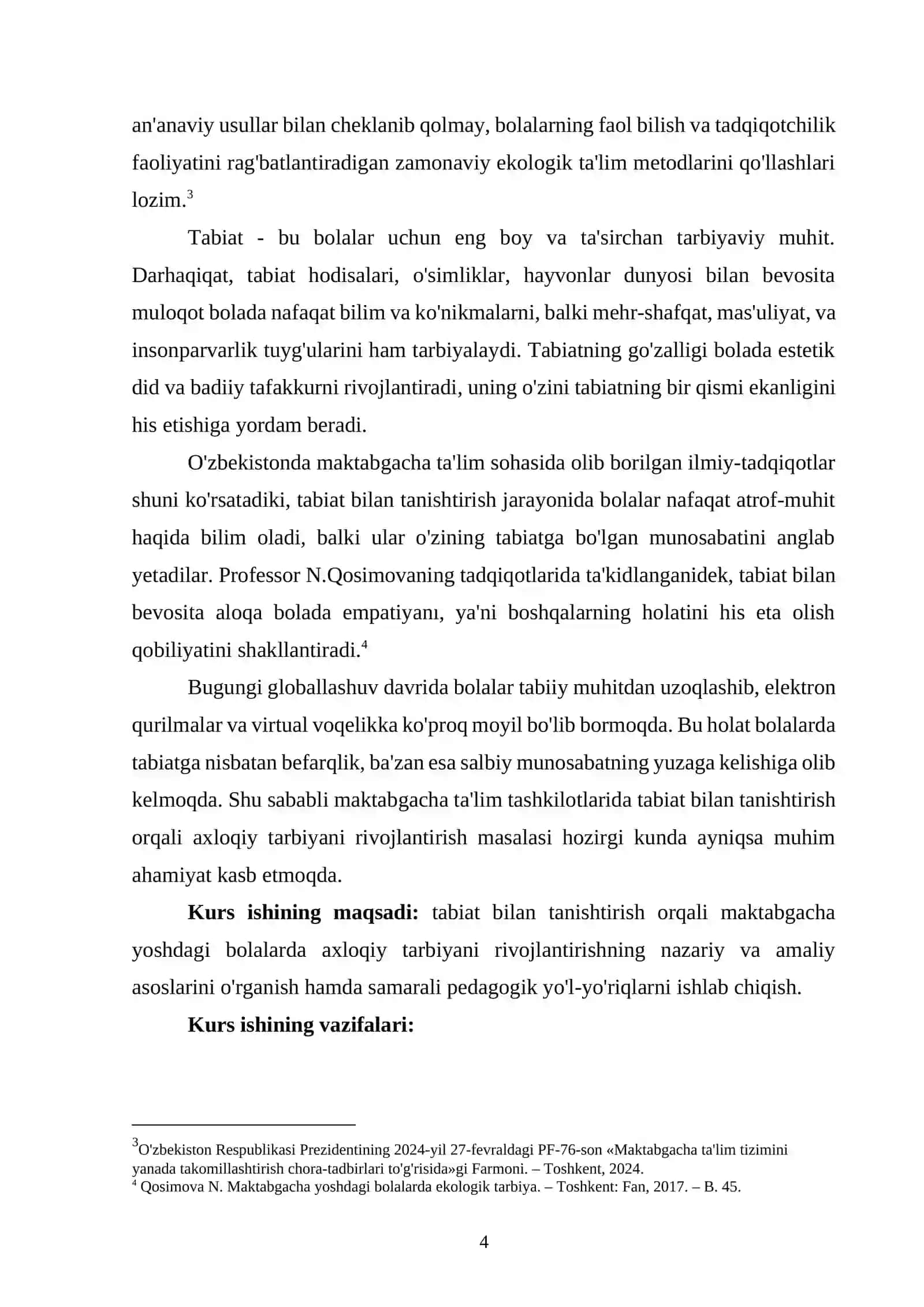 Tabiat bilan tanishtirish orqali maktabgacha yoshdagi bolalarda axloqiy tarbiyani rivojlantirish 4