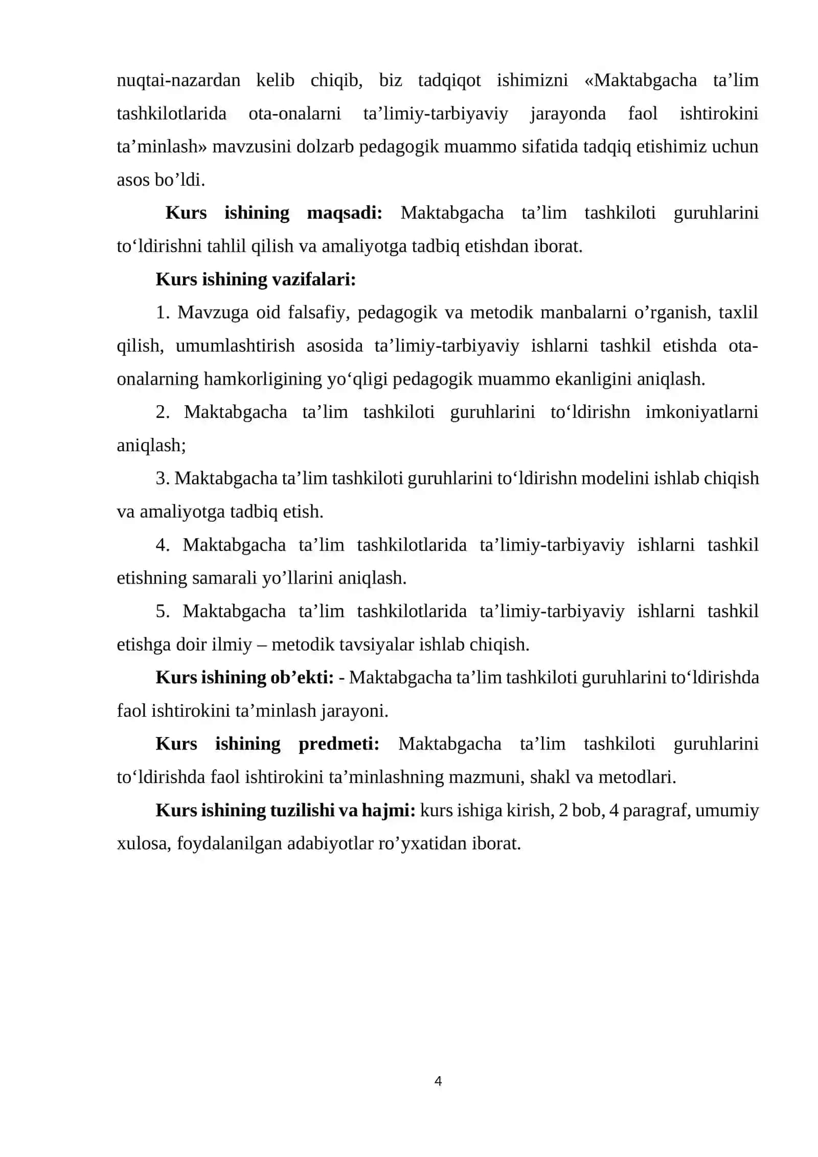 Maktabgacha ta’lim tashkiloti guruhlarini to‘ldirish 4