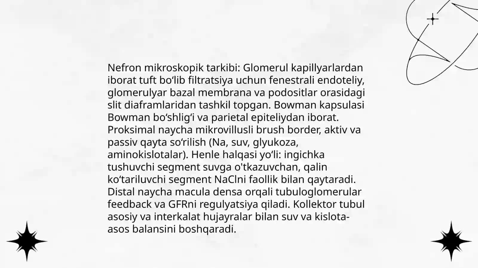 Siydik chiqarish tizimining funksional va anatomik holati 4