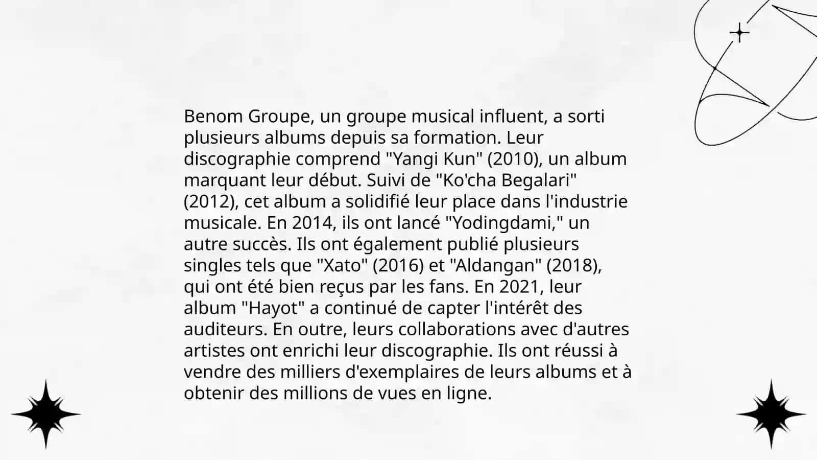 Benom Groupe 4